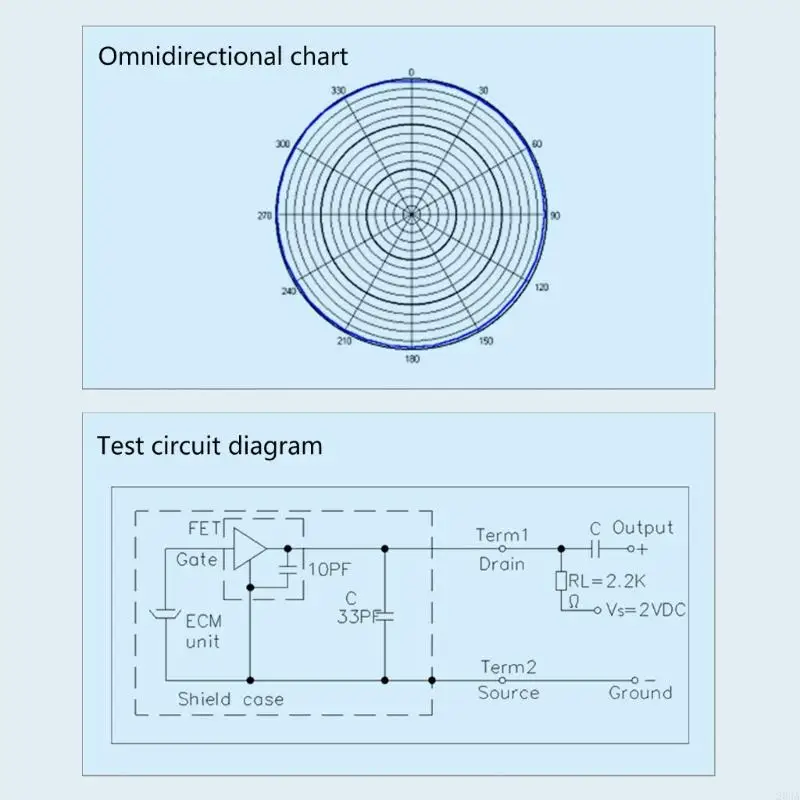 203A جودة 6 مم من النوى الميكروفون Electret مكثف لتكاثر الصوت بوضوح