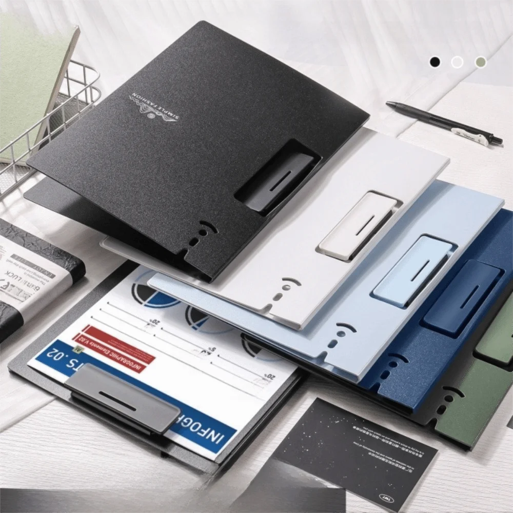 

Fashion Thickened Dual-use Plate Clamp Waterproof A4 Size Test Paper Storage Organizer Durable Multifunction Clipboard Business