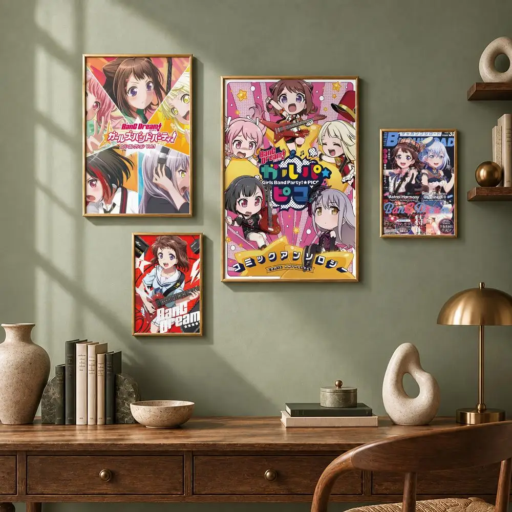 Aesthetic Anime B-BanG Dream! It's MyGO!!!!!S Poster HD Self-Adhesive No Residue After Removal Ideal for All Kinds of Wall Decor