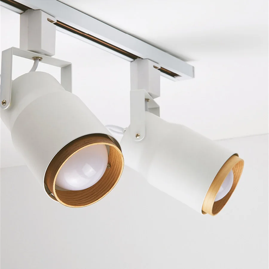 

1PC Modern Track Light E27 9W Nordic Rail Track Spotlight Led Track Lighting Fixtures For Clothing Store Window Shop Home Decor