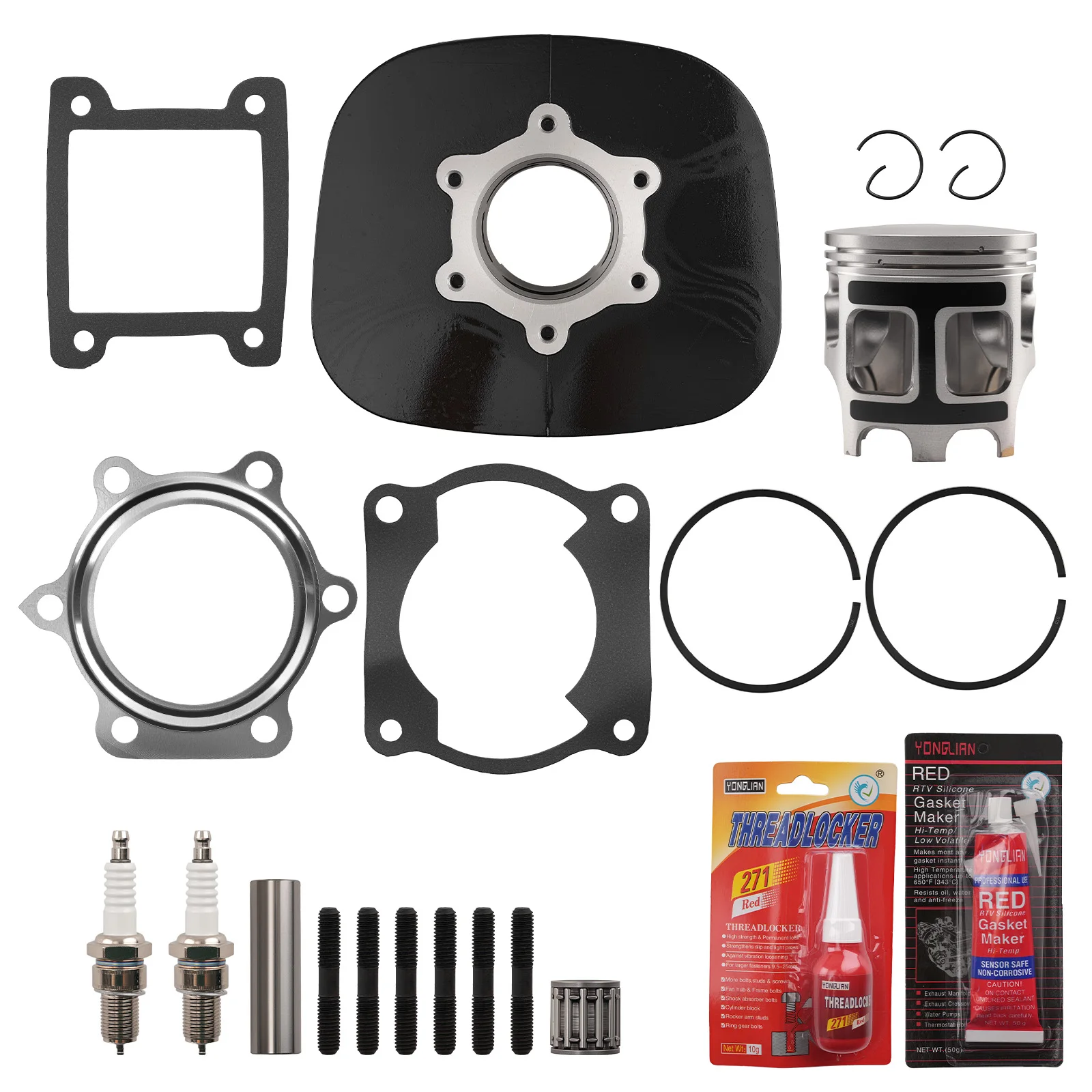 

Cylinder Top End Rebuild Kit for Yamaha Blaster 200 88-06 with Head Studs