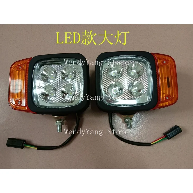 New Wheel Excavator LED Combination Lamp Headlamp with Turn Signal Assembly Forklift Accessorie