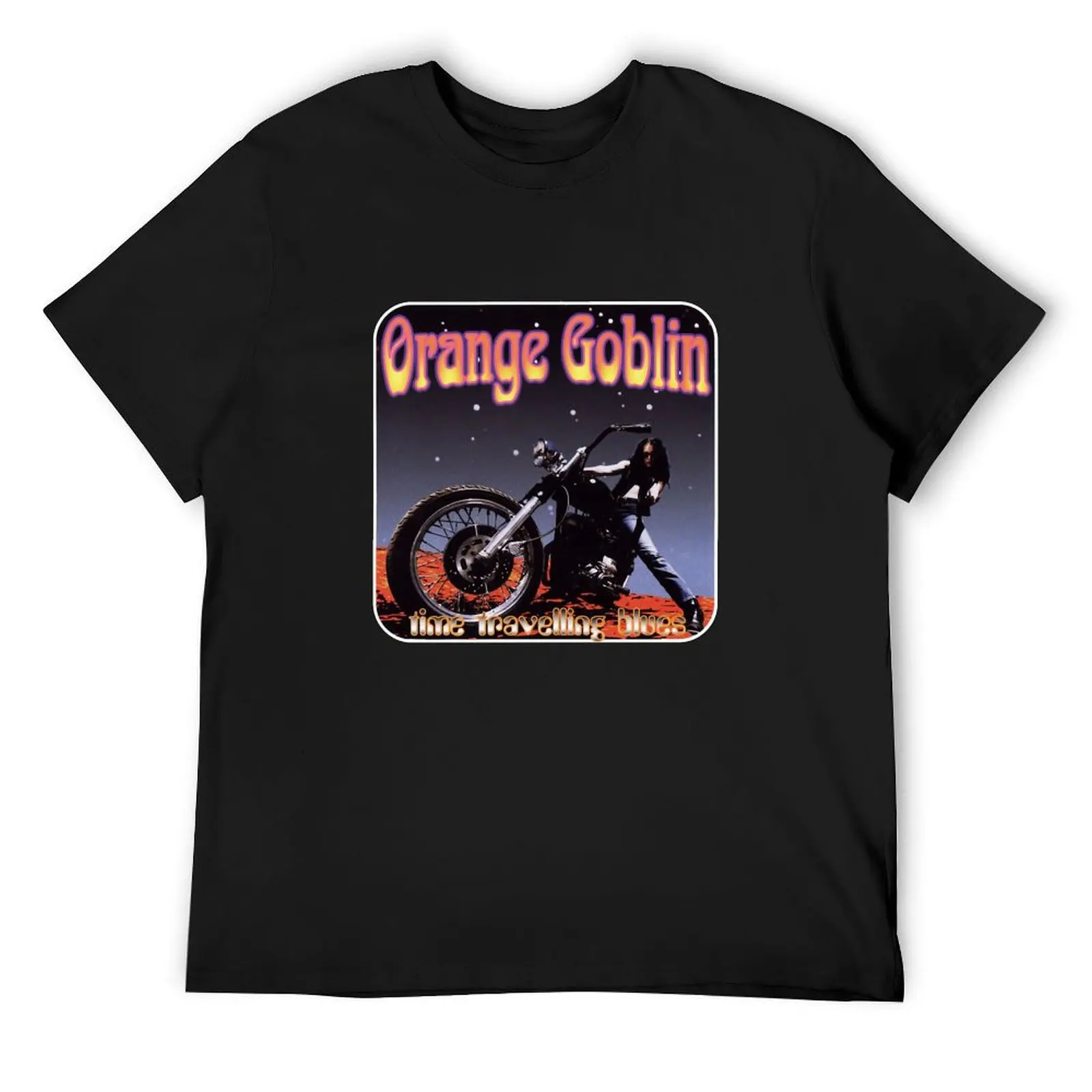 Orange Goblin Time Traveling Blues Active T-Shirt shirts graphic street wear mens workout shirts