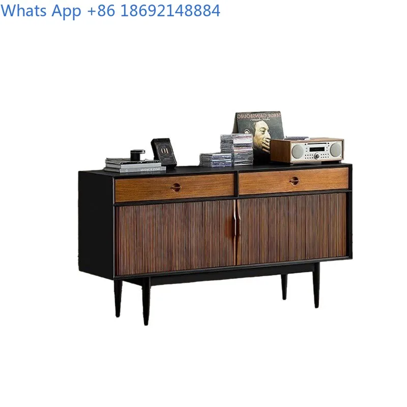 Vintage Style Solid Wood Sideboard Bedroom Chest Storage Cabinet Living Room Entryway Shelving Unit