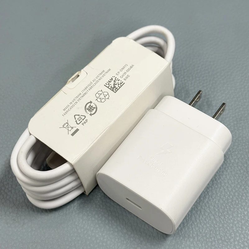 純正サムスン25w超急速充電器USB Type C充電器PD対応スマホ充電器