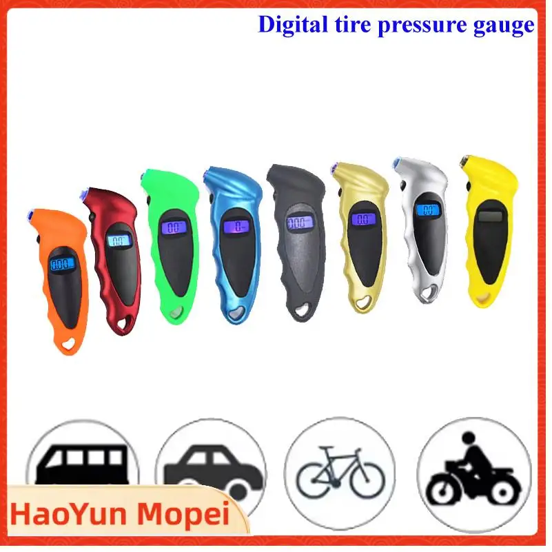 

High-Precision Digital Tire Pressure Gauge with Backlight and Car Portable Digital LCD Display for Tyre Air Pressure Monitoring
