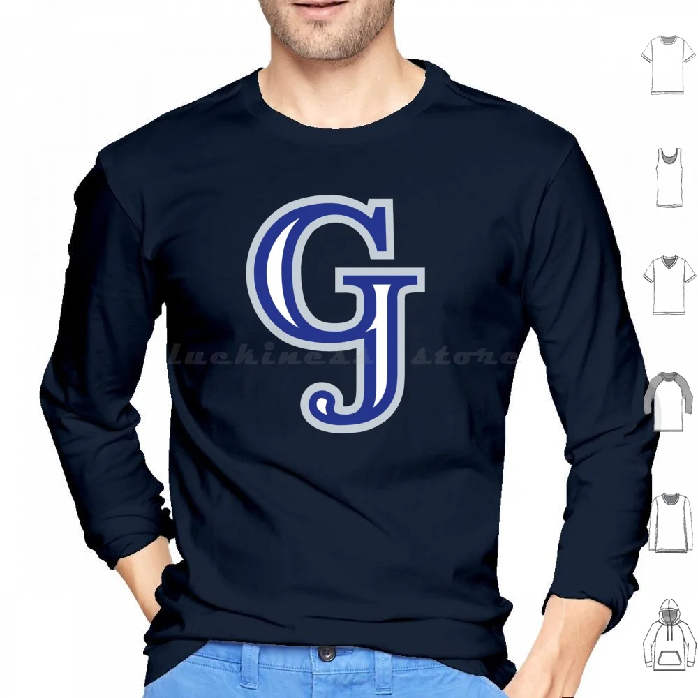 The Grand Junction Rockies Hoodie cotton Long Sleeve Grand Junction Rockies Grand Junction Colorado Suplizio Field