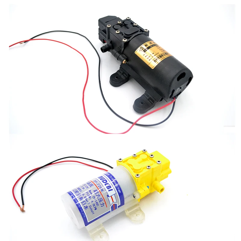 High quality Micro Diaphragm sprayer Water Pump 0.48 0.8mpa DC12V Self-priming Booster Pump Automatic Switch