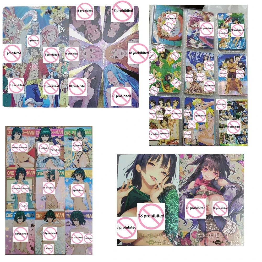 Sex R18 One Piece Diy Nami Nico Robin Boa Hancock Self Control Collect Signature Trading Flash Card Anime Cartoon Gift