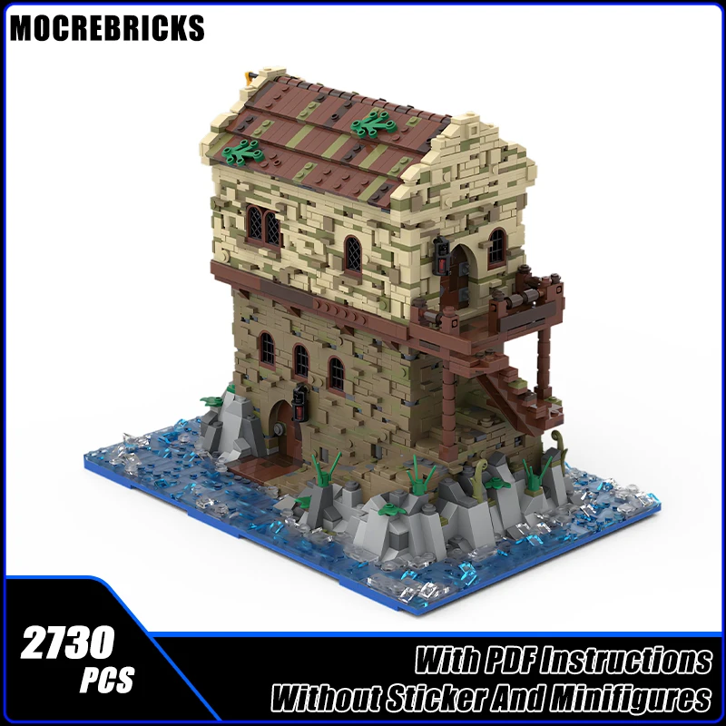 2730PCS Heißer Verkauf Meer Landschaft Haus Auf Die Insel Modulare Architektur Bausteine Modell Technologie Ziegel Spielzeug Geschenke