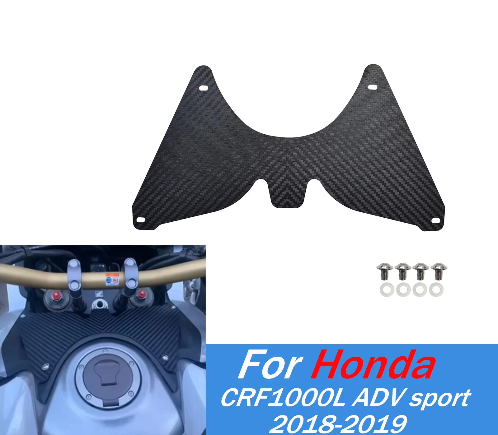 

CRF1000L ADV Forkshield Updraft Deflector for Honda CRF 1000L Africa Twin Adventure Sports 2018-2019 Reduce Vibratation