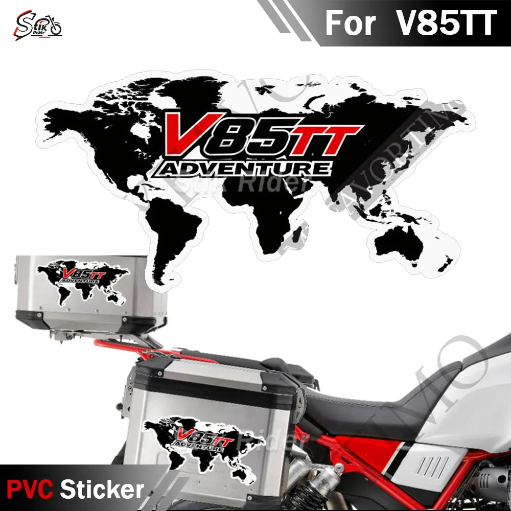 

For Moto Guzzi V85TTV 85 TT Motorcycle Tank Pad Stickers Protector Decal Luggage Emblem Cases Trunk