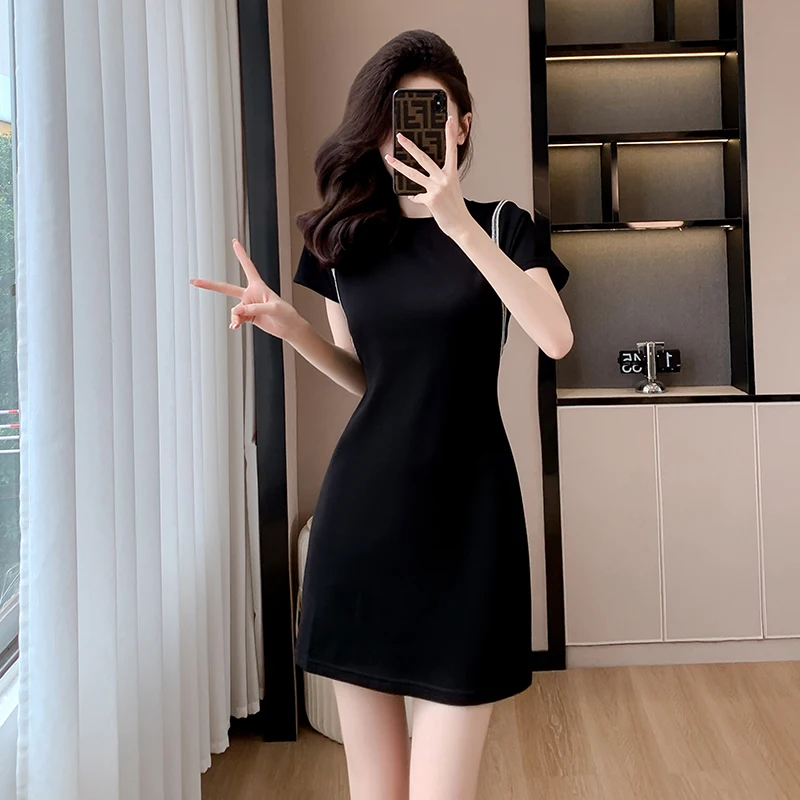 Ensemble dr ort Sve pour femmes, t-shirt et jupe Me, deux pièces en Fiber de Polyester, couleur Pure, nouvelle collection été 2024