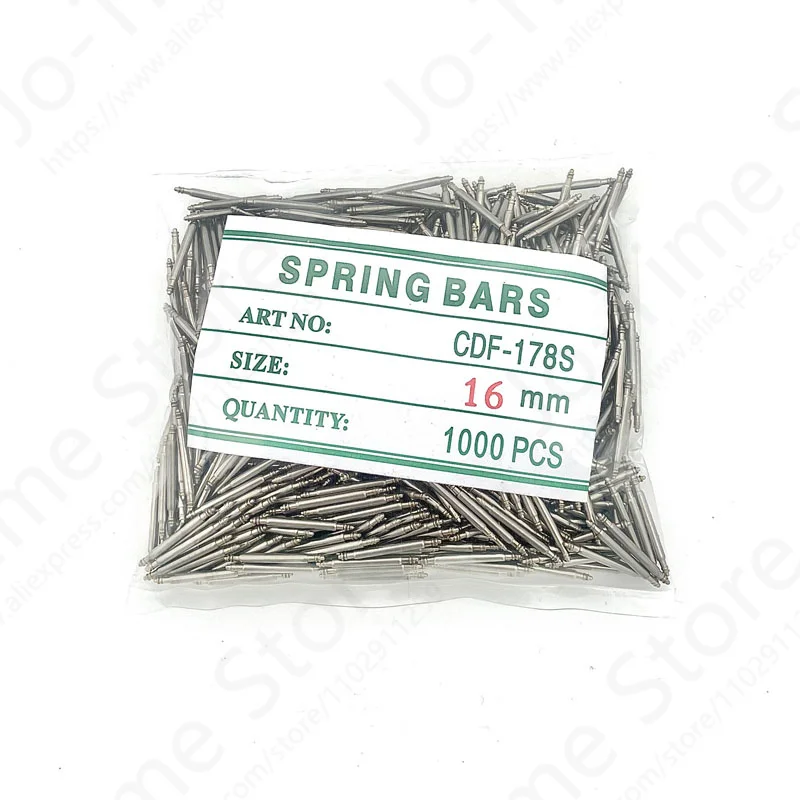 Watch Spring Bar Tool Watch Accessories For Watch Shop Spring Needle 1.8 mm Thick 1000pcs 8mm 12mm 14mm 10mm 18mm 20mm 22mm 24mm