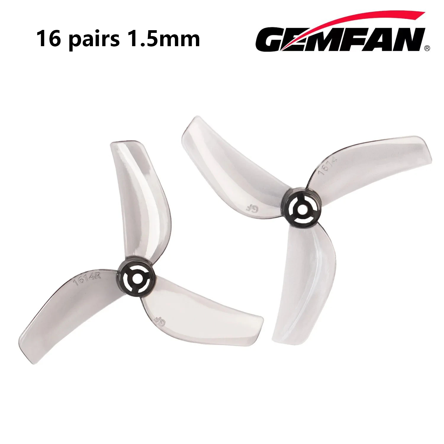 16 Paare/8 Paar Gemfan 1614 40 mm 3-Blatt-PC-Propeller T-Mount 1 mm 1,5 mm 0805-Motor für FPV RC FreestyleTinywhoop Drohnen BETAFPV