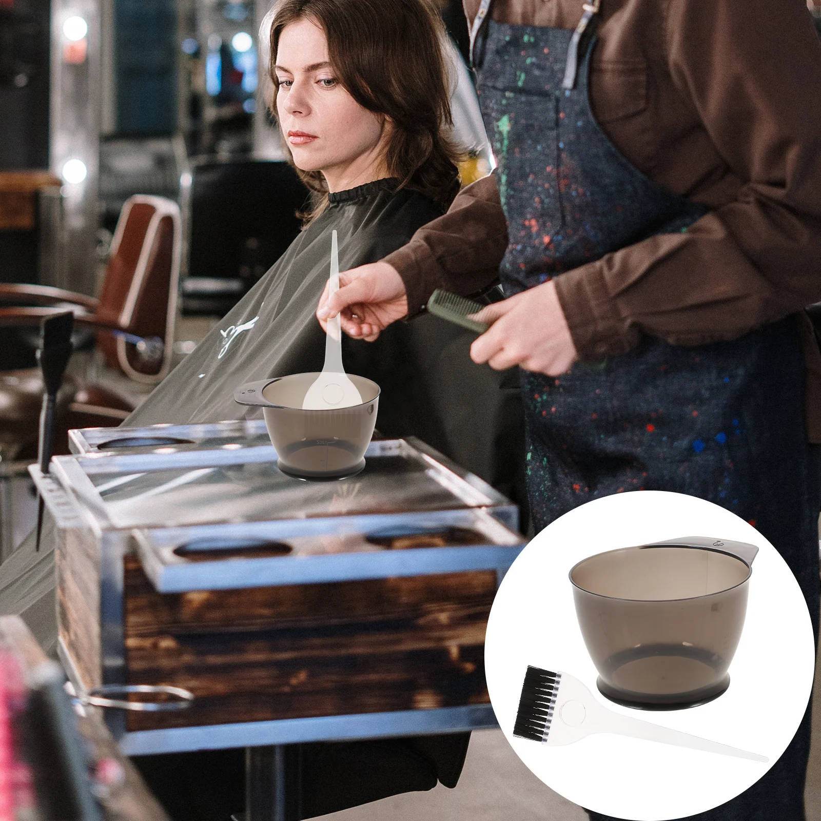 2Pcs Salon Hair Dye Kit Necessary Accessories for Home and Professional Use No Hassle Hair Coloring Tools Dyeing Brush - Image 6