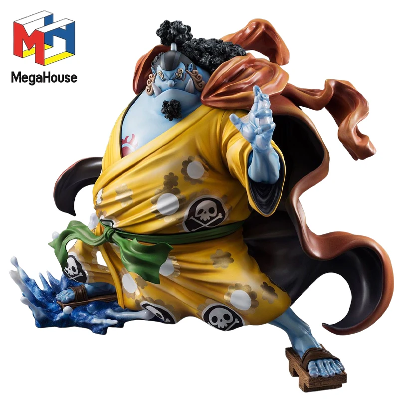 

Original One Piece MegaHouse Portrait Of Pirates SA-MAXIMUM Jinbe Genuine Collectible Model Ornaments Boxed Brand Toy Gifts