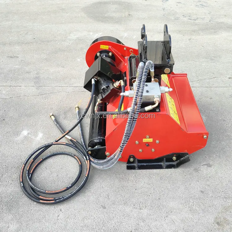 Weeding machine for farming mini excavator mower hydraulic flail mower