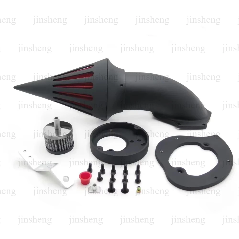 High Quality Chrome Billet Aluminum Cone Spike Air Cleaner Kit Washable Filter for Honda VTX1300 VTX 1300 1986-2019