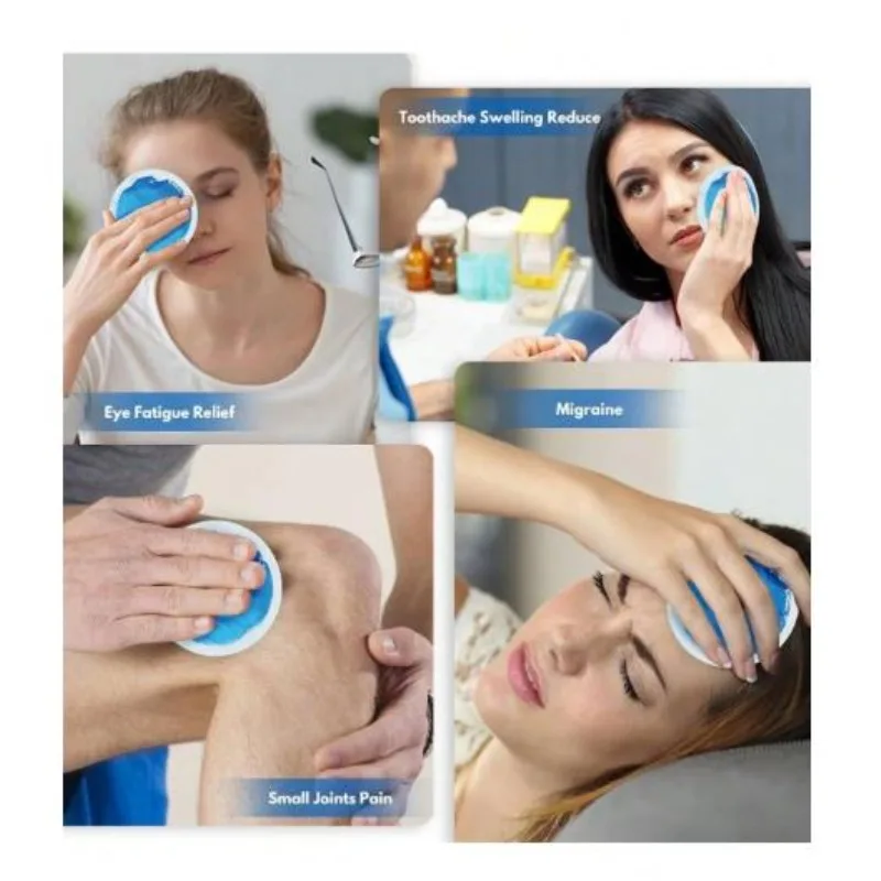 Hot Reusable cooling cold compress bag, ice pack, physical cold and heat therapy bag, and physical cooling cloth ice pack