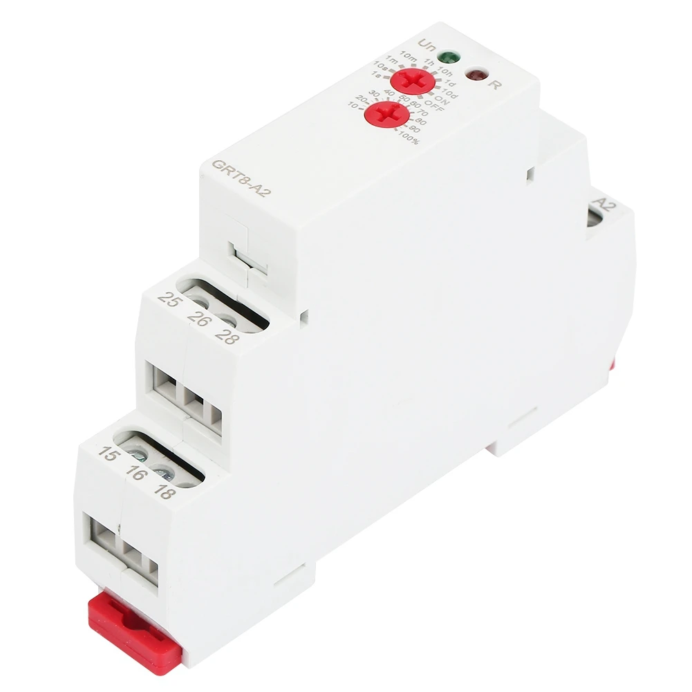 Time Relay Single Function Din Rail Time Relay Industrial Control Auto Timer Relay AC/DC 12-240V