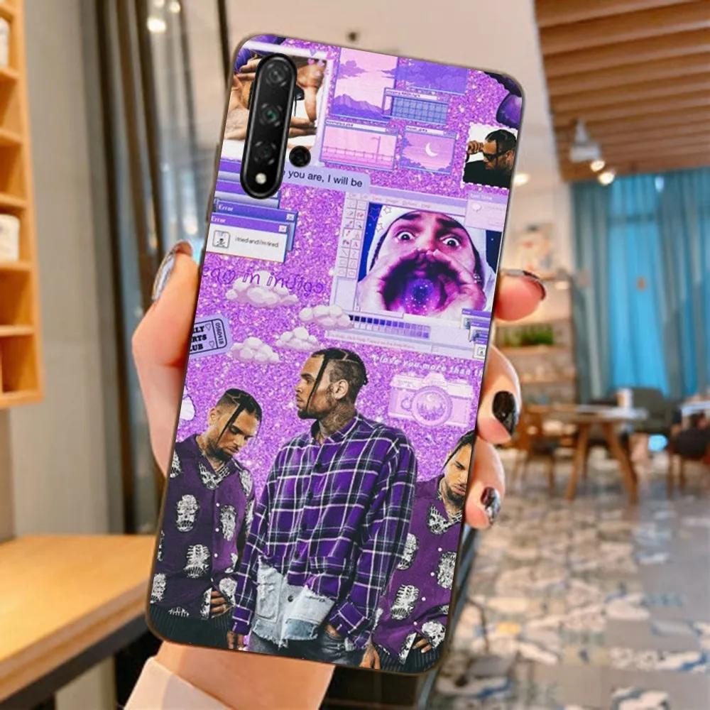 Rapper Chris Brown Phone Case For Huawei Mate 10 20 30 40 50 lite pro Nova 3 3i 5 6 SE 7 pro 7SE