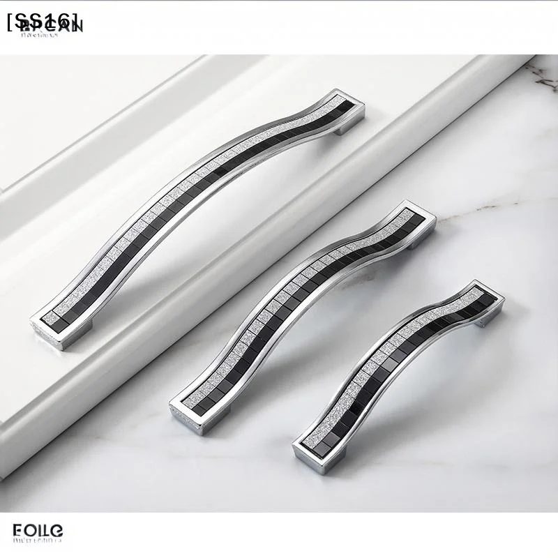 〔SS16〕Rhinestone Crystal Drawer Europe Stylezinc Alloy Furniture Door Pull Handle For Drawer Cabinet Cupboard Kitchen Hardware