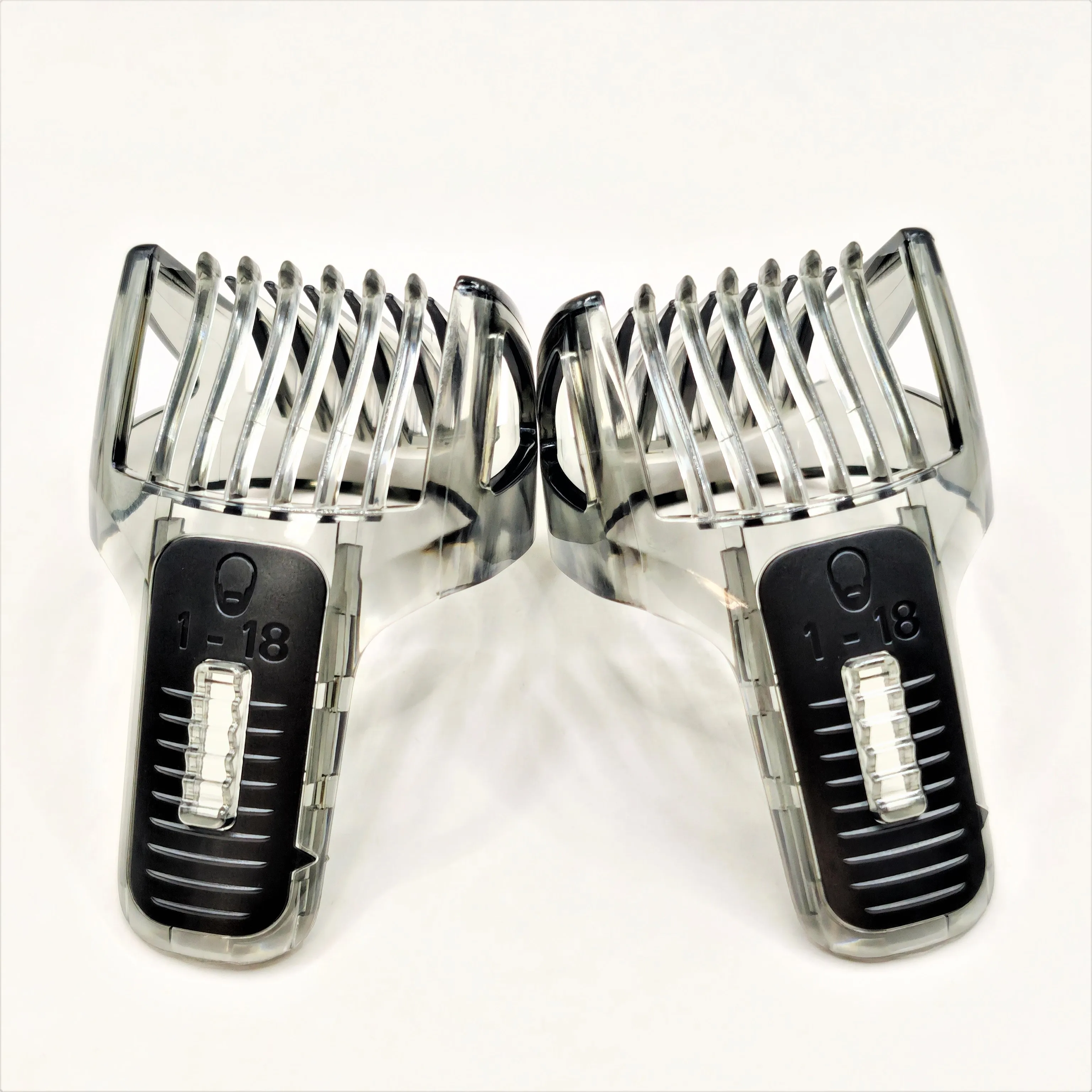 2Pcs 1-18mm Hair Clipper Guide Comb Replacement For Philips QG3329 QG3330 QG3320 QG3340 QG3321 QG3386 QG3392 Barber Trimmer New
