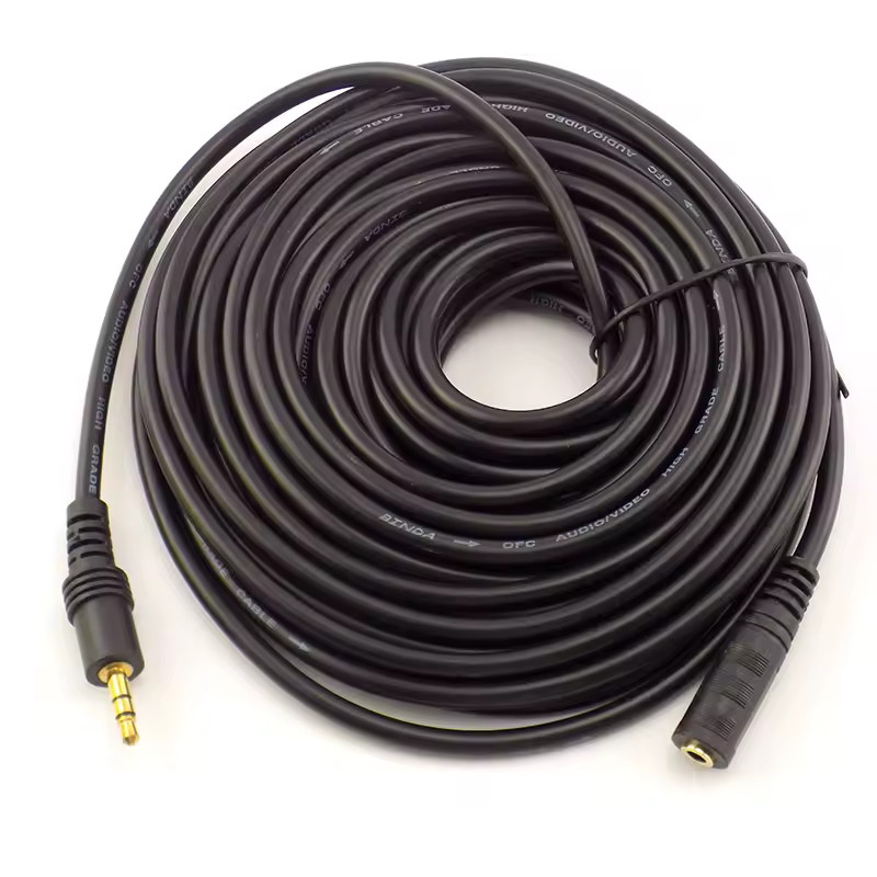 1,5/3/5/10M 3,5mm Cable de extensión de Audio estéreo macho a hembra para auriculares TV ordenador portátil MP3/MP4 auricular E3