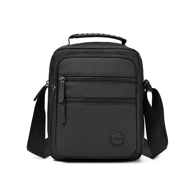 

Men's Casual Shoulder Bag - Lightweight Nylon Crossbody (Stylish Everyday Messenger with Quick-Access Phone Pocket)
