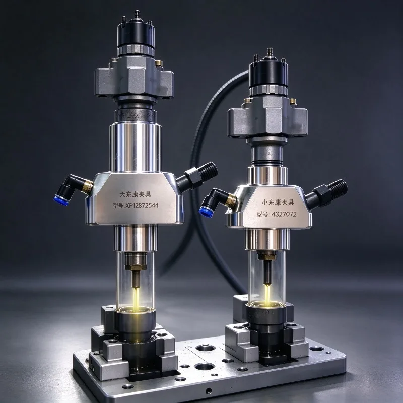 Injector Return Oil Clamp & Nozzle Test Bench Holder, Diesel Fuel System Repair Tool 2872544 4327072