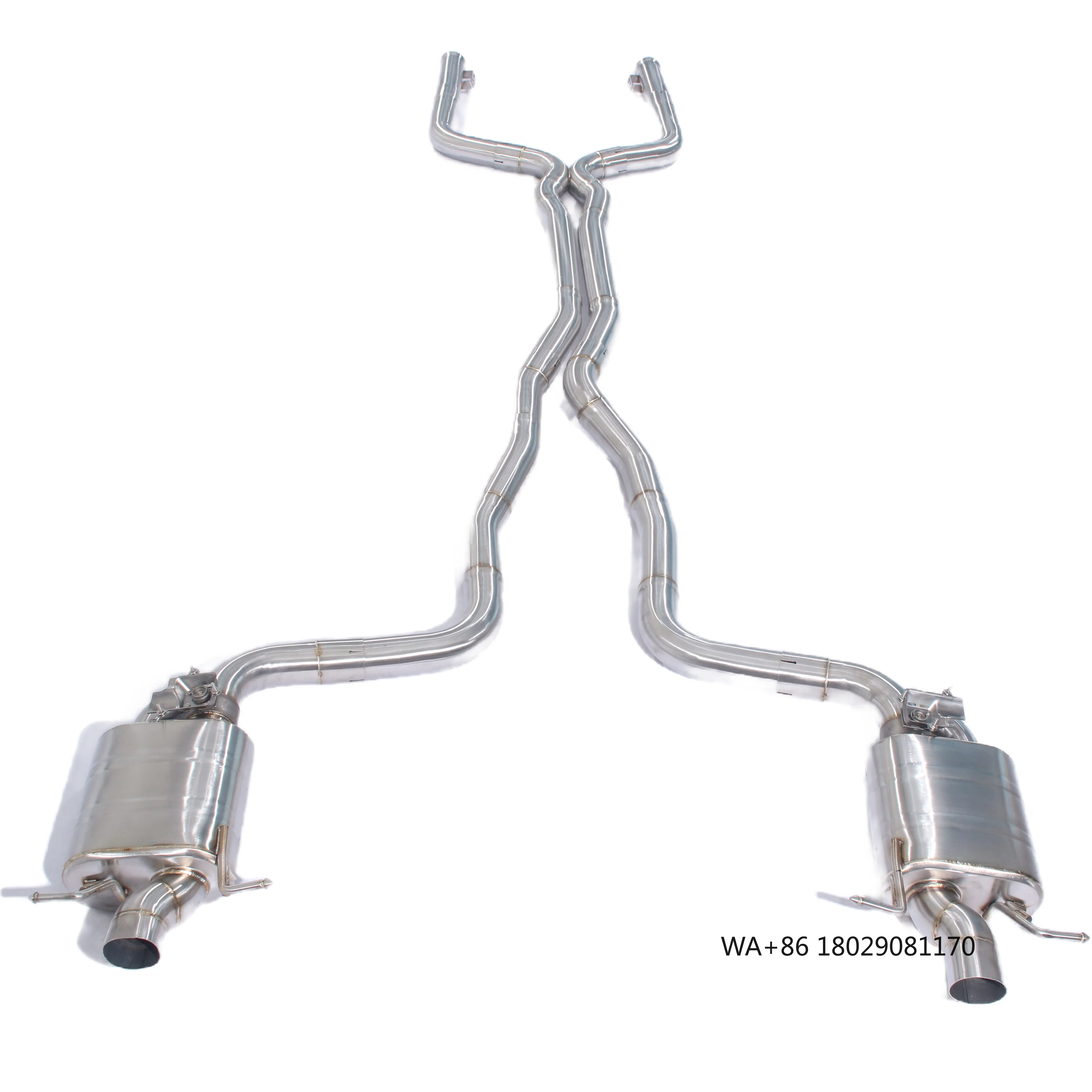 

For 2007-2009 E Class W211 1.8T/3.0L Car Valvetronic Exhaust System Catback Valved Mufflers SS 304 Stainless Steel