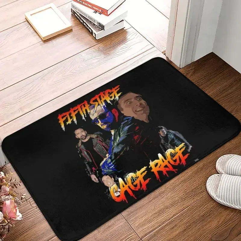 Custom Cage Rage Doormat Mat Anti-Slip Nicholas Cage Nicolas Kitchen Bathroom Living Room Rug Carpet 40*60cm