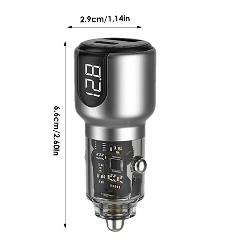 Car Charger USB Car Charger QC 4 0 PD3.0 45W Type C Fast Car Phone Charger For Phone 14 13 12 Sasung S22 Ultra Xiami Huwei Poco