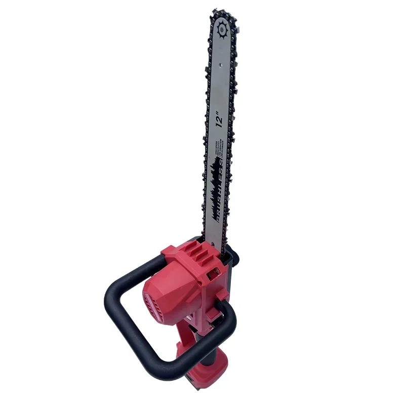 Brushless Chainsaw 12 Inch with Auto Oiler Cordless Electric Saw for Tree Cutting & Logging Wood Cutting For Milwaukee Battery view 5