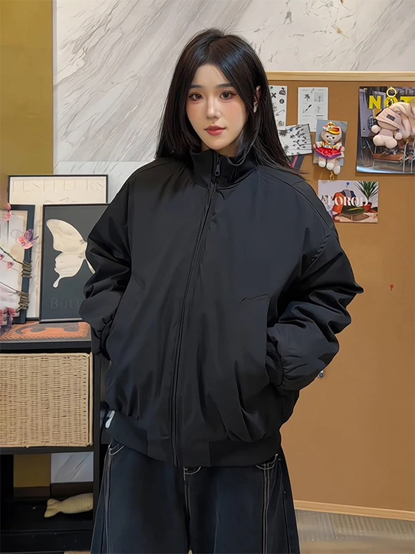 

Унисекс хлопковая куртка-бомбер в американском пилотском стиле, осенне-зимняя, уникальный дизайн