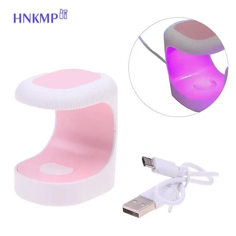 Lámpara de secado de uñas UV 3LED de 6W, Mini secador de uñas portátil con Cable USB, secador de esmalte de Gel, equipo de máquina de manicura 5V