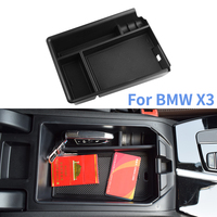 For BMW X3 G01 X4 G02 2019 2020 2021 2022 2023 2024 Car Central Armrest Storage Box Auxiliary Storage Center Console Organizer