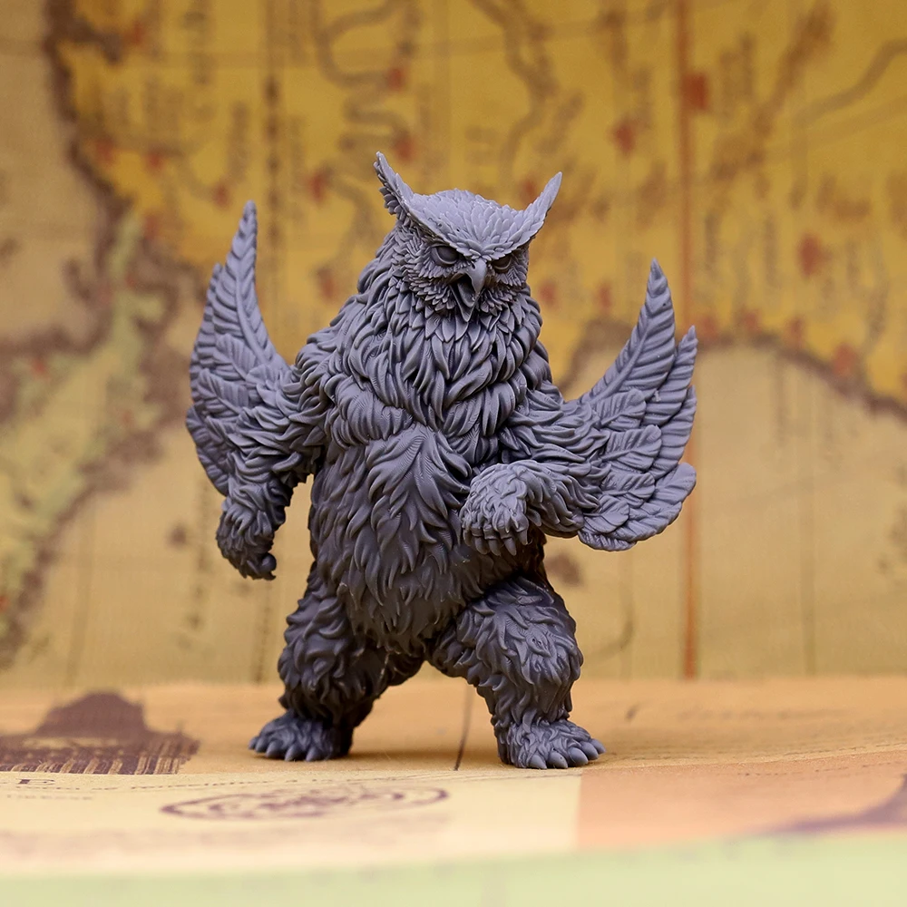 Figurine miniature de créature fantastique OwlBear, figurine de jeu de rôle de table non peinte