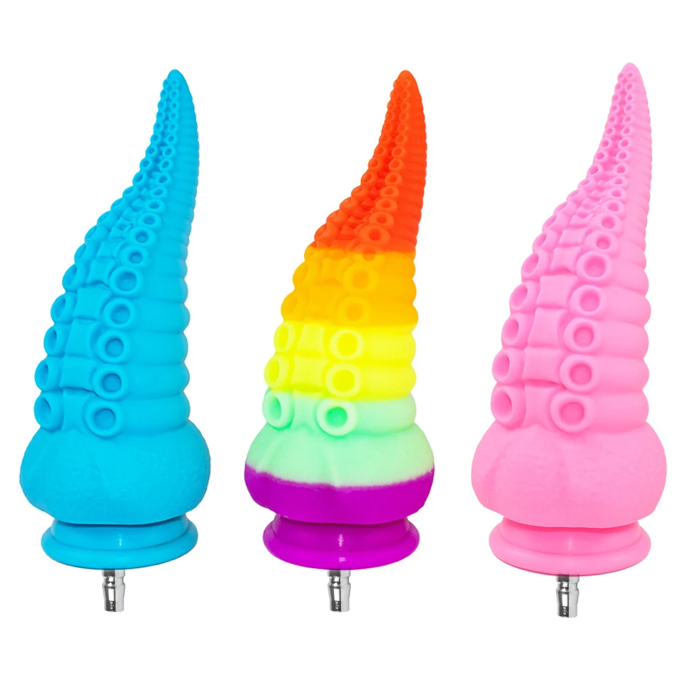 ROUGH BEAST Sex Machine Dildo Attachment Octopus Tentacles Alien Anal Plug Silicone Soft Adult Female Vestibular Erotic Sex Toy