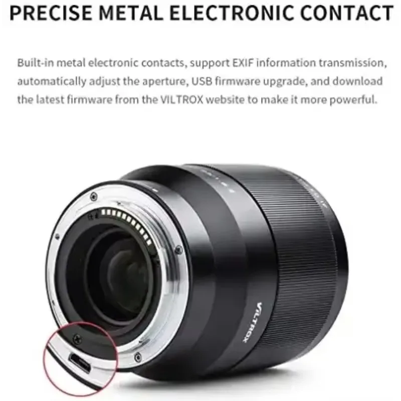 NEW Viltrox 85mm F1.8 Auto Focus Full Frame Camera Lens for Z Mount Camera Z5 Z6 Z7 Z50 Z6II Z7II