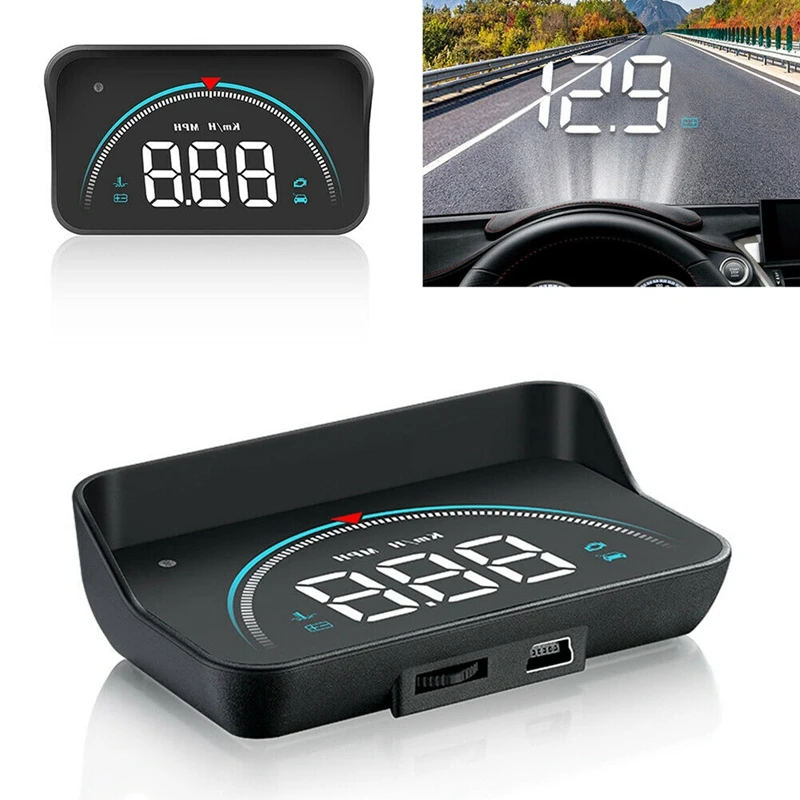 Car M8 OBD2 Head UP Display HUD Code Reader, Speedometer/RPM/Water Temperature/Battery Voltage Status Diagnose Reader