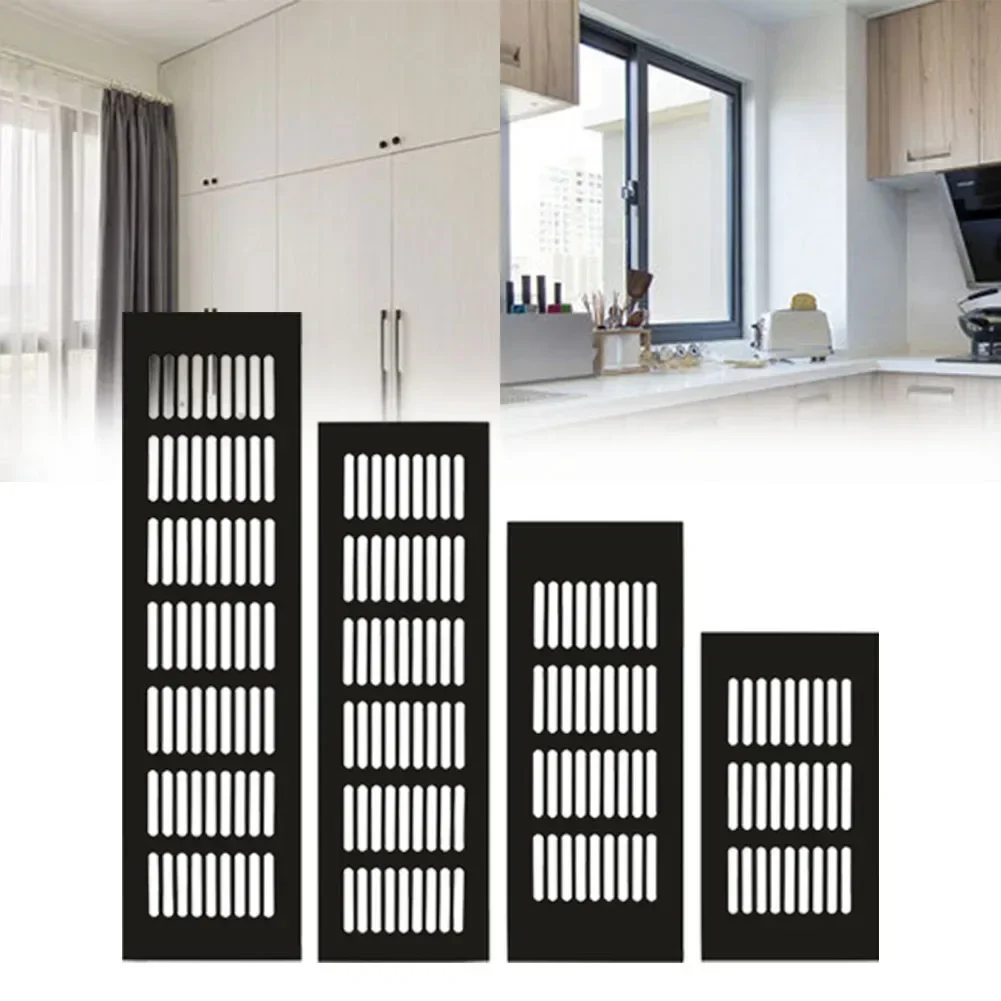 

Aluminium Rectangular Cabinet Wardrobe Air Vent Grille Ventilation-Cover Wardrobe Ventilation Grille Vents Furniture Parts