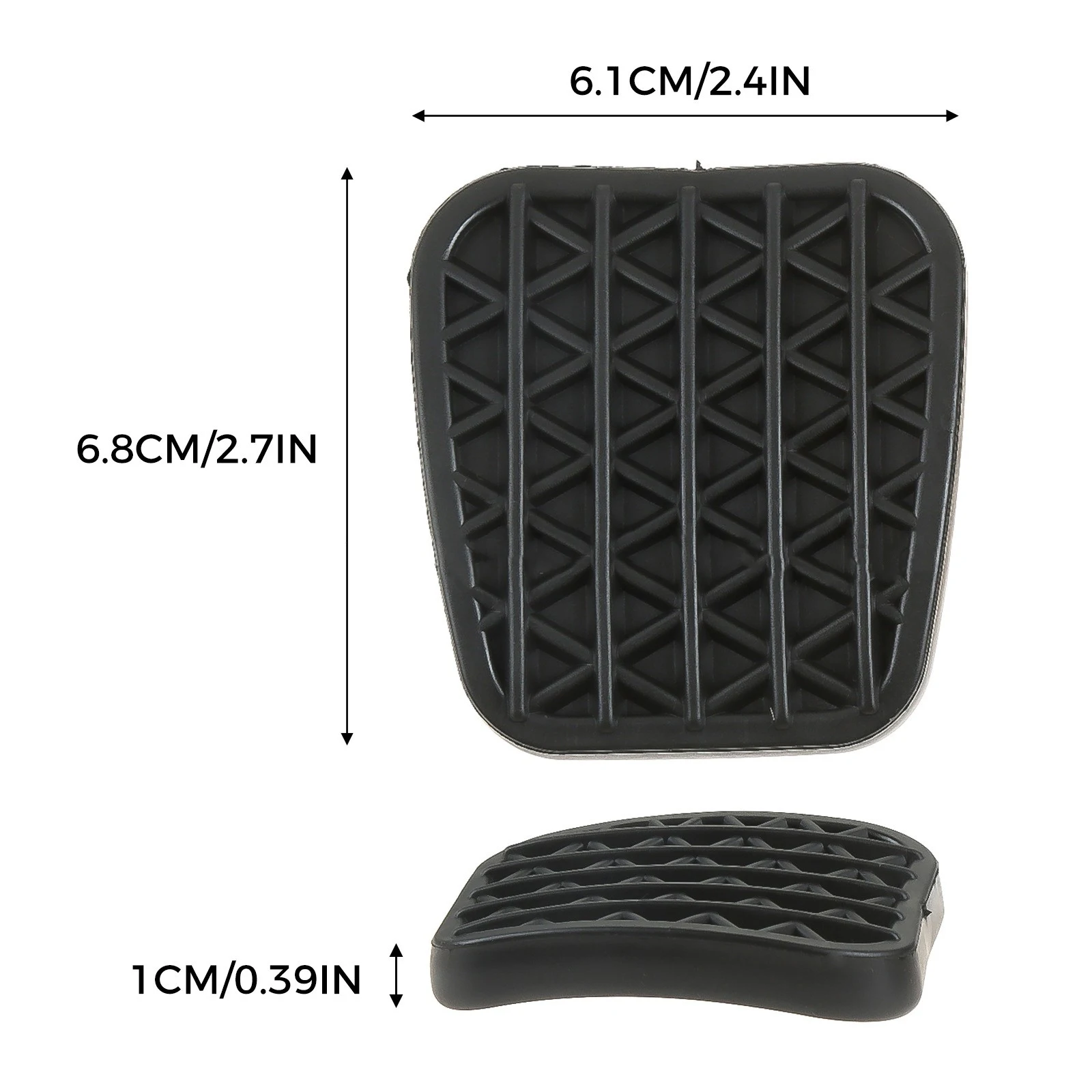 Clutch & Brake Pedal Pad Rubber For Vauxhall / Opel Astra J Insignia 13281359