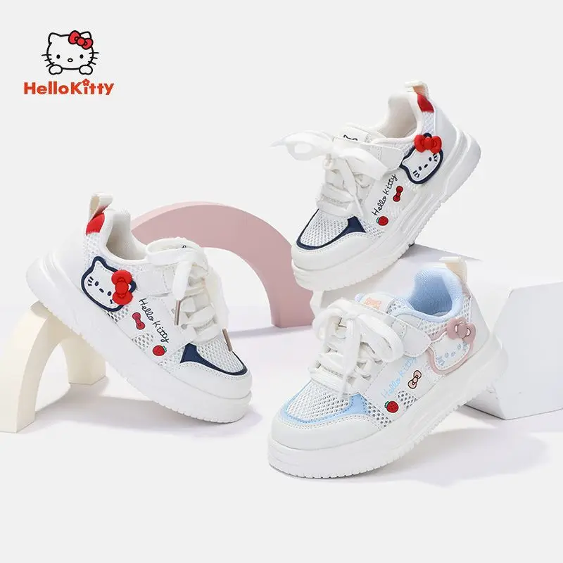 

Kawaii Sanrio студенческие милые кроссовки с героями мультфильмов, детские удобные кроссовки Hello Kitty, подарок на день рождения для девочек