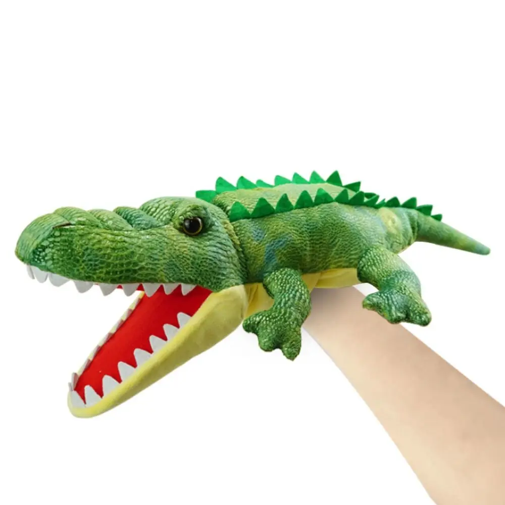 Turtle Salamander Animal Hand Puppet Lizard Snake Frog Crocodile Hand Puppet Educational Stuffed Animal Storytelling Puppet