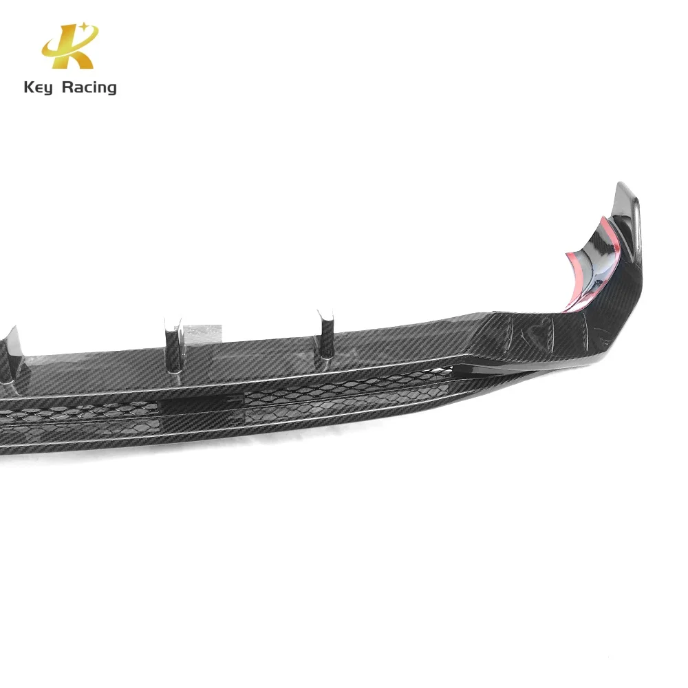 Q8 Front Lip Carbon Fiber K Style Car Front Bumper Lip Splitter For Audi Q8