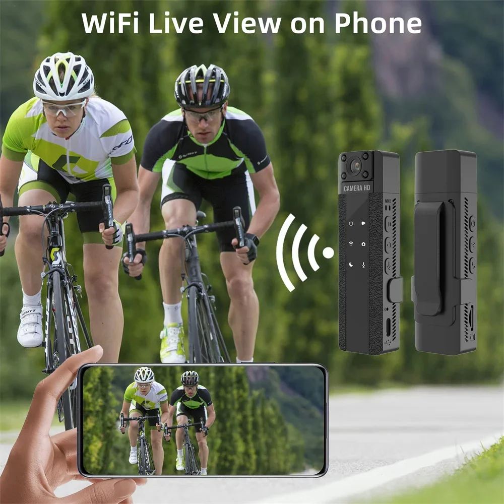 Grabadora de vídeo Digital portátil HD 1080P, actualización de cámara corporal L16, Wifi, Mini cámara de visión nocturna, videocámara en miniatura DVR de movimiento