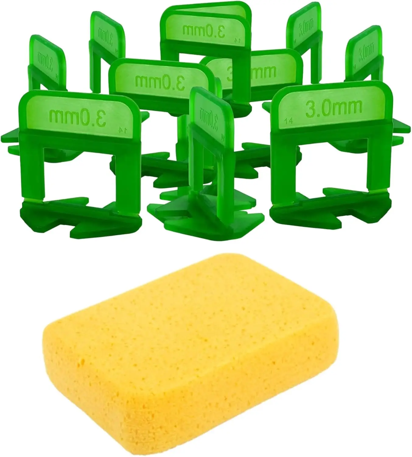 

Система выравнивания плитки с 2000 разделителями для гладкой укладки пола и камня, размер 3 мм