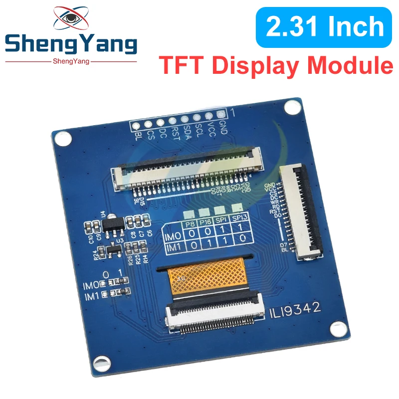 2.31 Inch 8PIN SPI 262K Color TFT LCD Display Screen Module ILI9342 Controller 320*240 (RGB) For Arduino